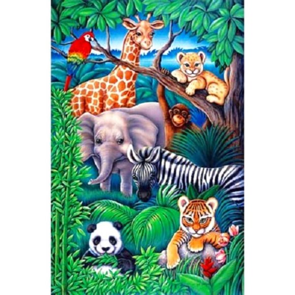NWT Animal Kingdom 35 Piece Ravensburger Original Puzzle Imported - Picture 1 of 2